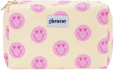 Goudlief Smiley Make up organizer - Toilettas dames - Make up tasje - Vrouwen toilettas- Travel essentials - Reizen- Reistas