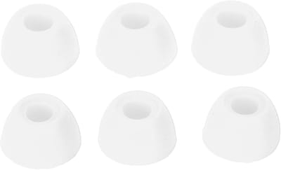 Vervangende Oordopjes Tips voor Draadloze Bluetooth Oordopjes, Silicone Oordopjes in Maten S/M/L, Geschikt voor Diverse Modellen, Wit