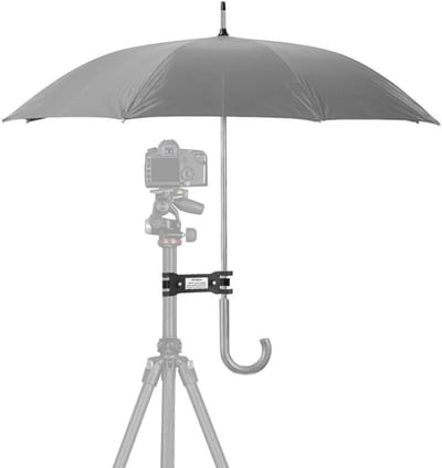 Verstelbare Umbrella Clamp voor Camera's - Zonbescherming en Stabiliteit voor Fotografie - Ideaal voor Buitenopnames en Fotografie Accessoires