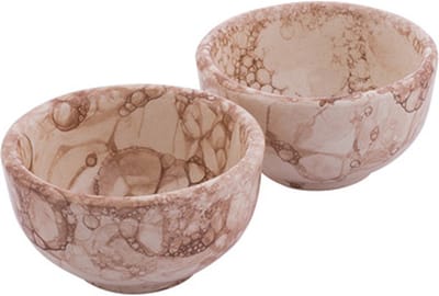 Bowls and Dishes Espuma Aardewerk Schaaltje | Kommetje | Tapasschaaltje | Klein Schaaltje | Servies Schaaltje | Woonaccessoire - 2 Stuks - Ø 7 cm Terra - set 2 pcs