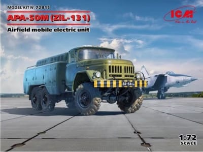 ICM Modelbouwpakket Militaire voertuigen - 72815 APA-50M(ZiL-131) Airfield Mobile Electric Unit Plastic - 1:72 - Modelbouw
