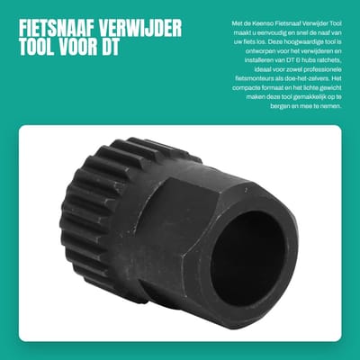 Dailygoods- Navenontkoppelaar Geschikt voor Monkey Sleutel - Fiets Navenontkoppelaar - Ratchet Gereedschap - DT Hubs - Roestvrij Staal - Lichtgewicht en Draagbaar - Fietshulpmiddel