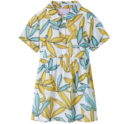 vidaXL Kinderjurk 104 ecru