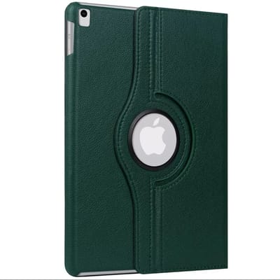 Ntech - iPad hoes 5e / 6e generatie (2018 / 2017) - 360° draaibaar bookcase - Pine Groen – 9.7 inch cover met standaard