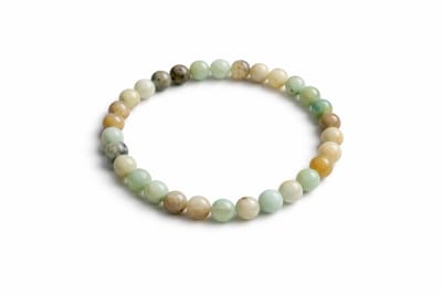 Amazoniet Armband 17 cm – 6 mm Kralen – Natuursteen – Elastisch – Rust & Balans – Unisex