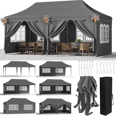 Vouwpaviljoen 3x6 - Partytent Tuinpaviljoen - Feestelijke Bijeenkomsten - UV Bescherming 50+ - 300x600cm