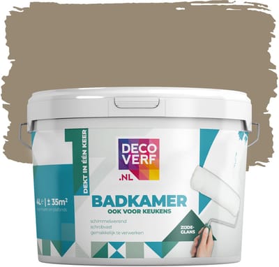 Decoverf badkamerverf latte machiatto, 4L