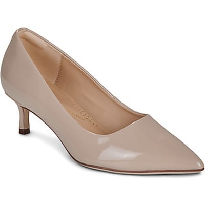 Clarks Shoes Zarey Court Hakken Beige EU 37 1/2 Vrouw