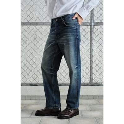 Heren Mid Waist Rechte Spijkerbroek