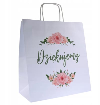 Papieren Bedanktas 30x17x34cm - Perfect voor Taart & Cadeaus