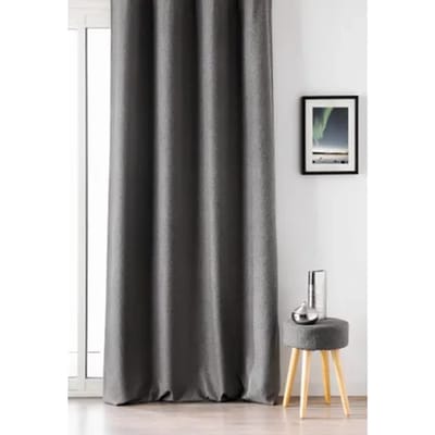 Verduisterend En Isolerend Gordijn Boréal - Grijs - 140 X 260 Cm