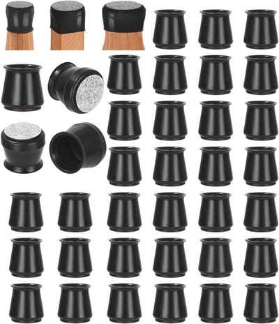 Stoelpootdoppen 40 stuks, diameter 24-32 mm - Siliconen Beschermkap voor Stoelen