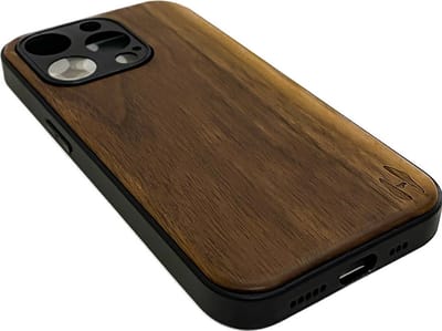 Hoentjen Creatie, Houten TPU case - iPhone 14 pro Noten