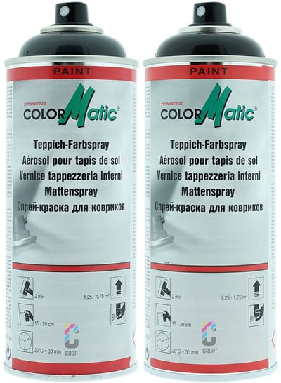Colormatic Textiel Spray Zwart Spuitbus 400ml