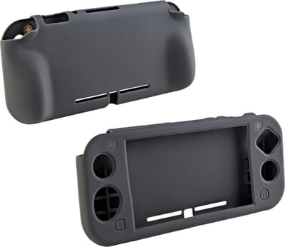 Beschermende soft cover siliconen bescherm hoesje voor Nintendo Switch Lite - case - grijs