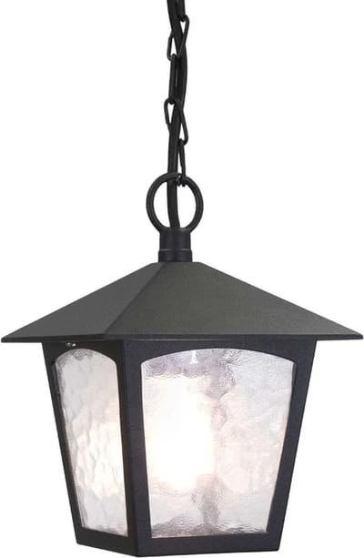 Elstead Lighting LED Buiten Hanglamp York | 1X E27 Max 60W | Dimbaar | Black
