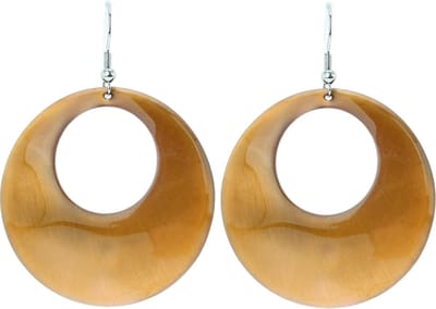 Behave - Ronde oorbel hanger - Tijdloos ontwerp - Voor elke gelegenheid