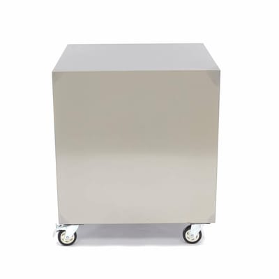 Maxima Onderstel RVS 60 x 60 cm 120 Kg Draagvermogen Zwenkwielen Machinetafel