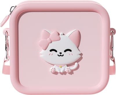 Snapling Beschermtas – Siliconen Opbergtas voor Printcamera - Roze - Kindercamera tas