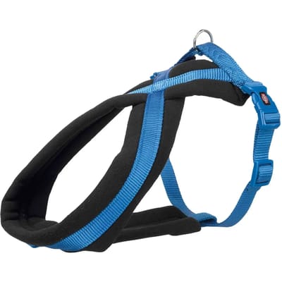 Trixie Premium touring harness M: 45-80 cm/25 mm Koninklijk blauw