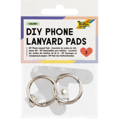 Ringhouder voor telefoonkoord - Zilver