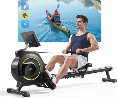 Opvouwbaar Roeitoestel met Magnetische Weerstand en LCD-Scherm - Tot 160KG