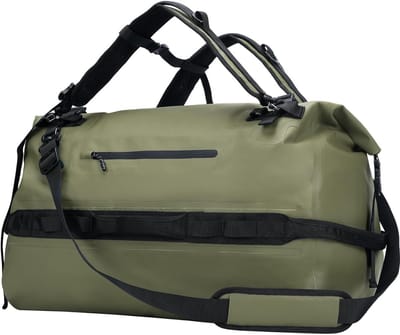Famanu – Grote waterdichte plunjezak Rolltop Dry Rugzak plunjezakken voor kajakken, raften, varen, zwemmen, kamperen, reizen, sportschool, strand, 60L/80L, Groen, 60L, Droge Zak