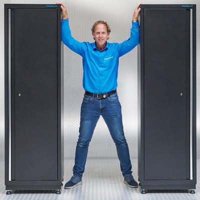 Datona® Premium werkplaatskasten - 120 cm breed - Zwart