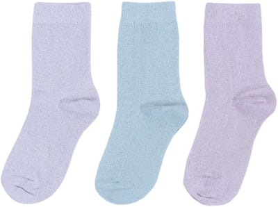 3x pastel glanzende sokken 26-30 EU