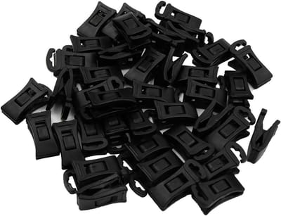 Sokkenclips - Sokkenhaken - Voor wasmachine en droger - 40 stuks - Zwart - Sokkenclips voor wasmachine en droger, sokkenhaken voor lade, vouwen niet nodig