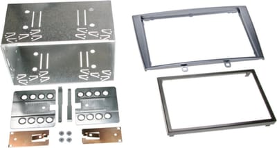 2-DIN Paneel geschikt voor Peugeot 308 (4**) 2007-2009 / 308 SW (4**) 2008-2009 Kleur: Zilver