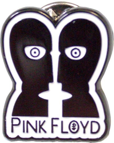 Pink Floyd - Division Bell Pin - Zwart/Wit