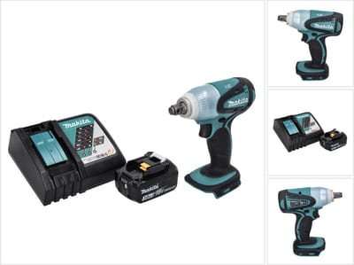 Makita DTW 251 RF1 accu slagmoersleutel 18 V 230 Nm 1/2" + 1x oplaadbare accu 3.0 Ah + lader