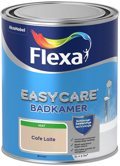 Flexa - Easycare Badkamer - Cafe Latte - Mengverf - 1 L