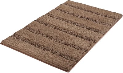 Badkleed Donker Beige - 70 x 120 cm - Hoogwaardig Polyester Badmat voor Comfortabel Badkamerdesign
