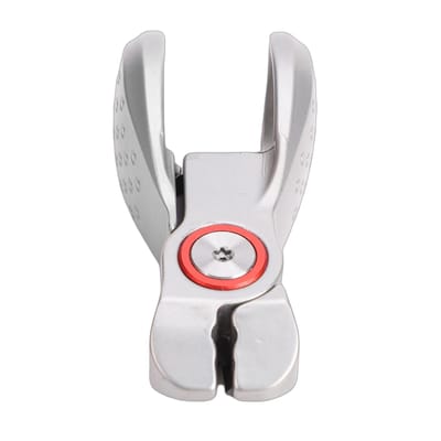 Coupe-fil de pêche portable Petit acier inoxydable Tresse Ligne Retireur Ciseaux Coupe-fil Pinces Rapide Outil de nouage de nœuds de pêche à la mouche Accessoires white