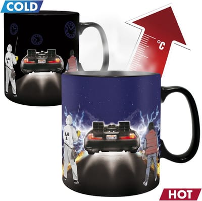 Back To The Future Time Machine - Tasse mit Thermoeffekt Unisex Kop - meerkleurig - Standard