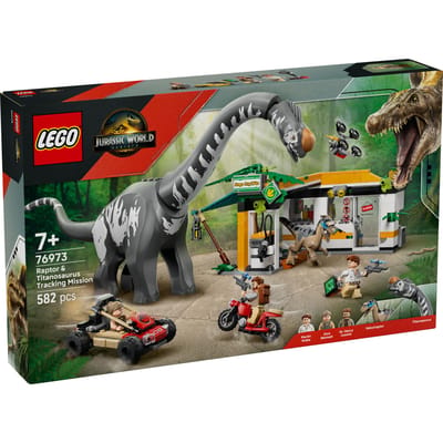 LEGO® Jurassic World Raptor en Titanosaurus Opsporingsmissie - 76973