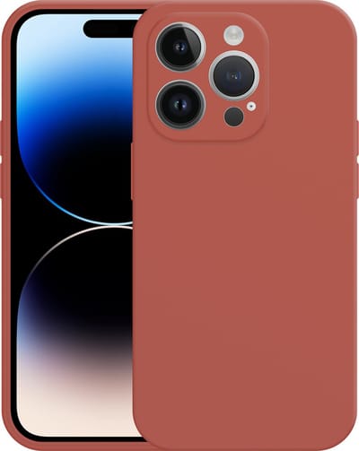Just in Case hoesje geschikt voor iPhone 14 Pro Hoesje - Color Backcover - Rood