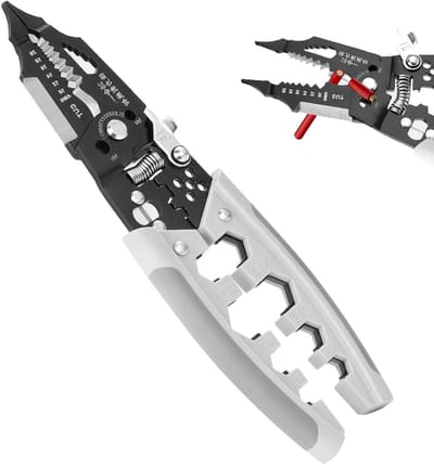 Elektrische Kabelstripper - Multitool Tang - Doe-het-zelf Projecten - 28-in-1 Functies - 19 cm Lengte - Meerkleurig