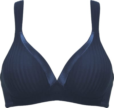 Naturana - Soft bh met strepen - 5247 - Navy - 95C