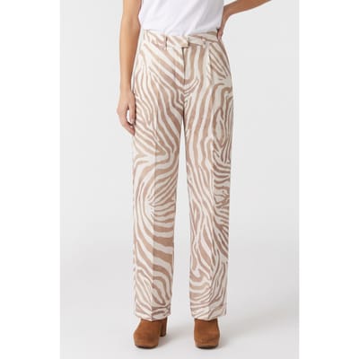 GUESS Giselle Straight Pan Safari Dream Print Größe: 36 | Stoffhosen Outlet | Damen