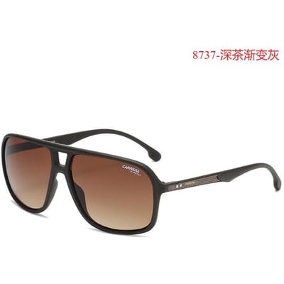 Carrera Retro Zonnebril Vintage UV400 Metalen Frame Sport Rijden Bril voor Mannen Vrouwen Piloot Stijl 167/S NO BOX black