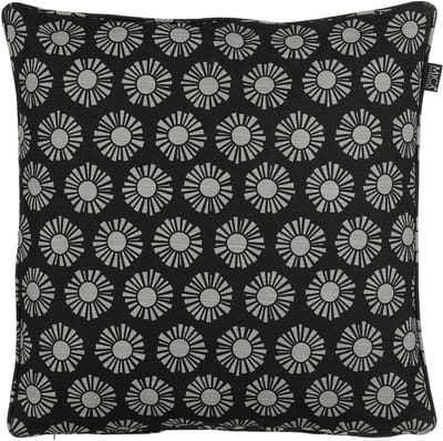 Mica Decorations Kumara Outdoor Kussen zwart - l45xb45xh10cm