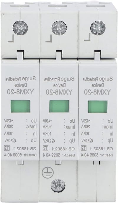 Drie-fase overspanningsbeveiliging tot 420V voor zonnepanelen, elektronische bescherming en fotovoltaïsche systemen