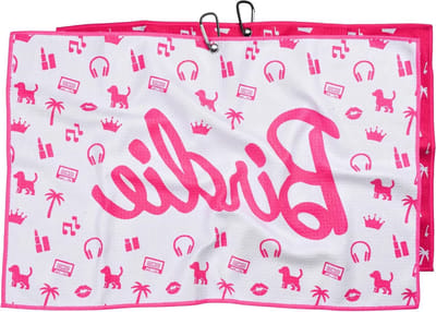 Golfhanddoek Dames - Microfiber Handdoek Golf - Golfen Verbeteren - Wafelstructuur Absorberend - 15.75 x 23.6 inches - Roze