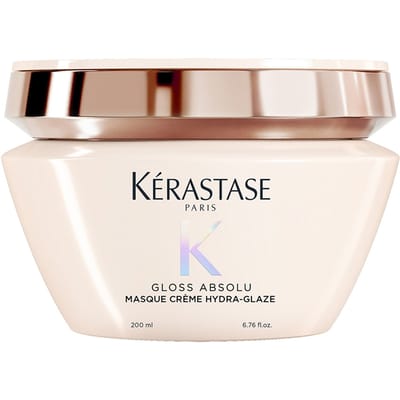 Kérastase Hydraterend Anti Frizz Haarmasker Voor Dik Pluizig Haar Kérastase - Gloss Absolu Masque Riche Crème Hydra-glaze Hydraterend Anti-frizz Haarmasker - Voor Dik, Pluizig Haar