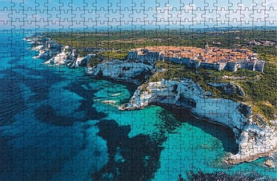 Houten Puzzel 2000 Stukjes - Volwassen Puzzel Legpuzzel - Ontspanning Thuis - Siberisch Hout - 100x70cm - Kleine Stad