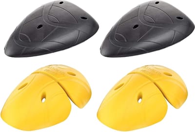 Motorbroek Beschermers - Veiligheid Set - Motor Rijden - Flexibel Zacht Schuim - Set van 4 - Zwart