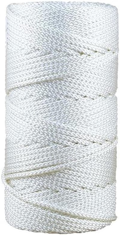 5mm 200m Vertakt Polyester Touw - Wit Stevig Veerkrachtig Klustouw